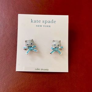 Kate Spade Cat “Diamond” Studd Earrings